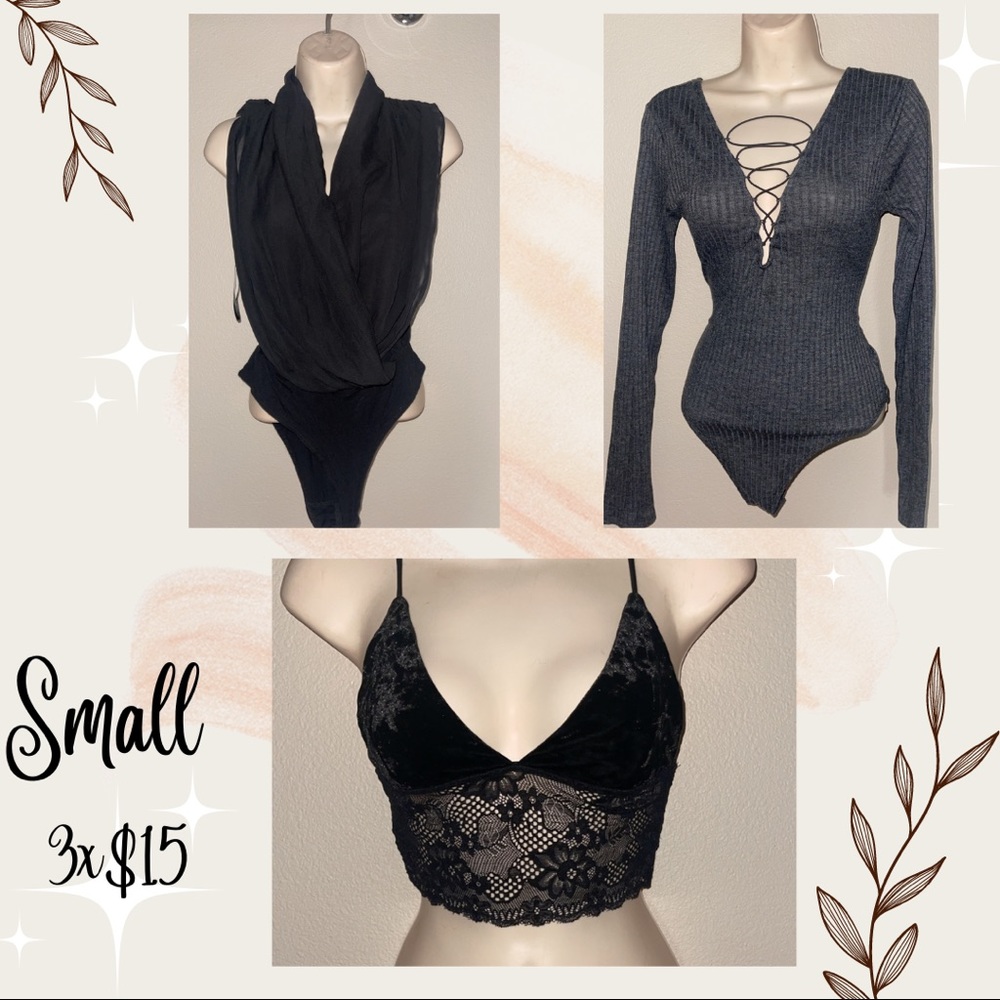3 for $15 medium tops
